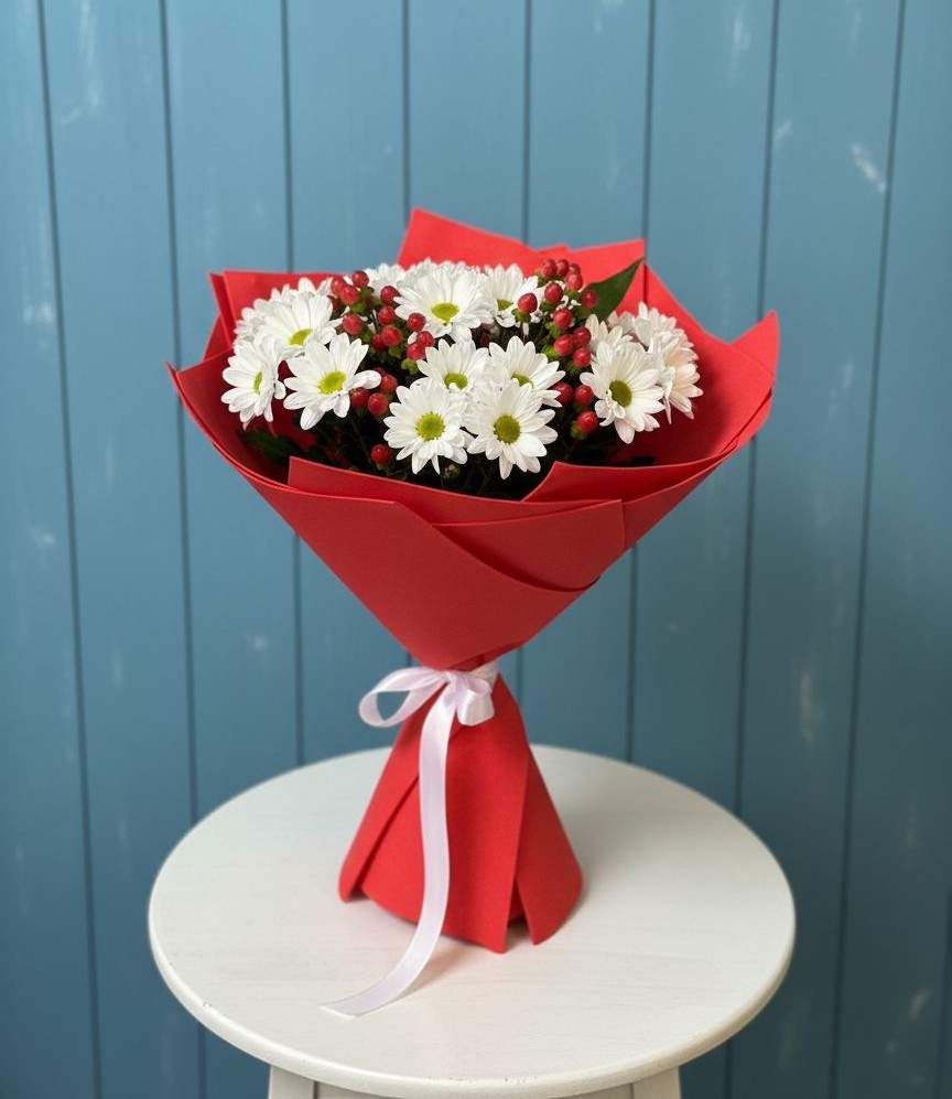 Букет цветов из: Хризантемы в Обидимо