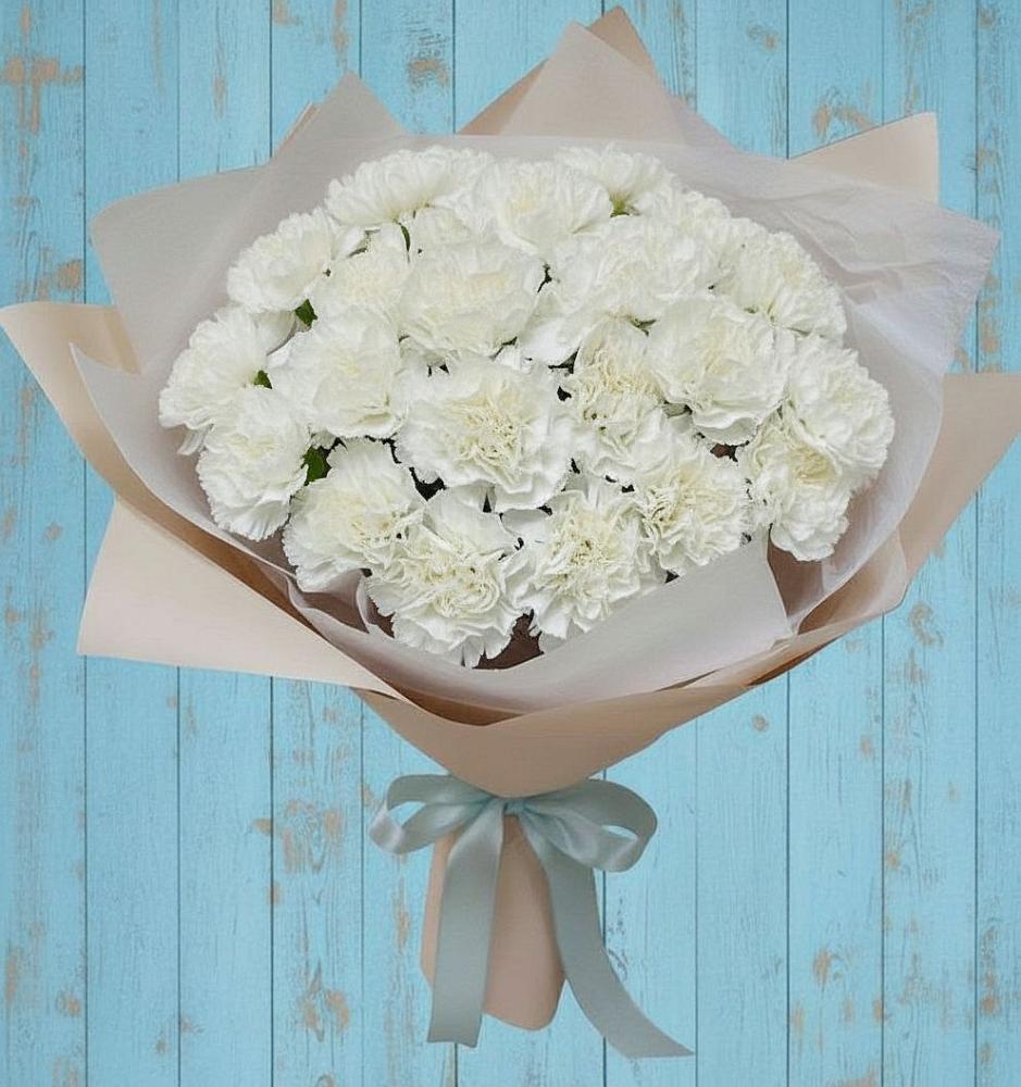 Букет цветов из: Гвоздики в Обидимо