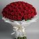 Букет 101 Красная роза Блэк Мэджик в Обидимо