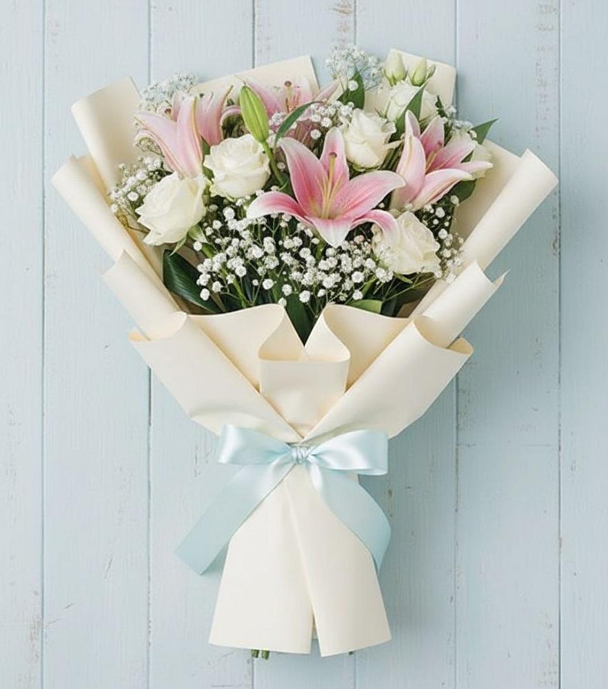 Букет цветов из: Лилии в Обидимо