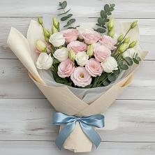 Букет цветов из:  Лизиантусы в Обидимо