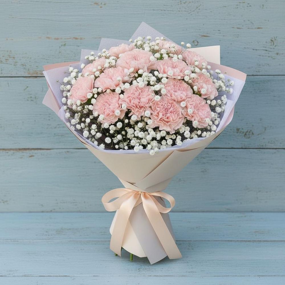 Букет цветов из: Гвоздики в Обидимо