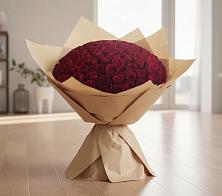 Букет 101 Красная роза в Обидимо