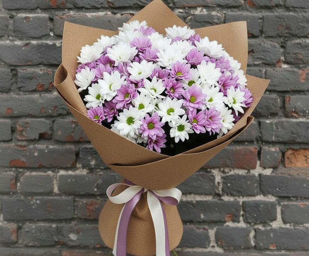 Букет цветов из: Хризантемы в Обидимо