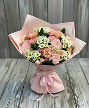 Букет цветов из:  Гвоздики, Розы и Хризантемы в Обидимо