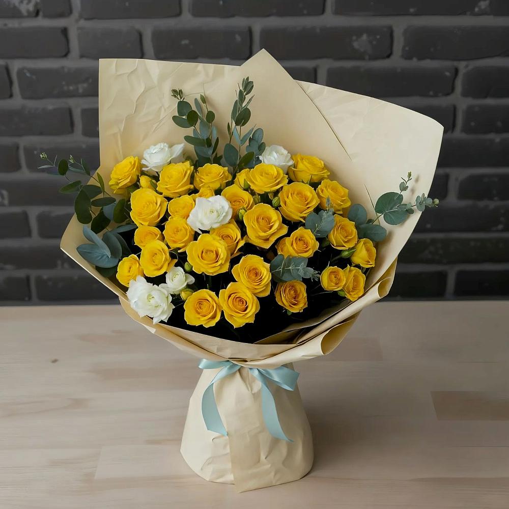 Букет цветов из: Розы в Обидимо