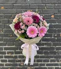 Букет цветов из:  Герберы и Хризантемы #REPLACE_PRED# Обидимо