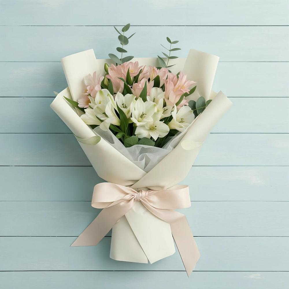 Букет цветов из: Альстромерии в Обидимо