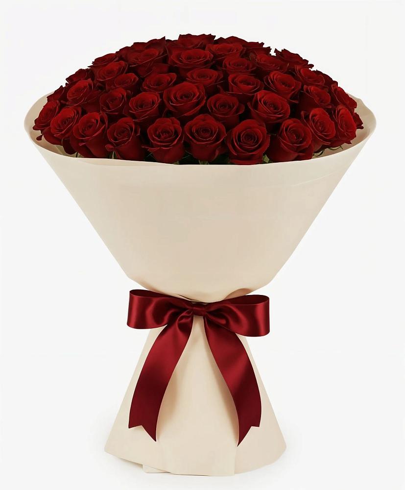 Букет 101 Бордовая роза Блэк Бакарра в Обидимо