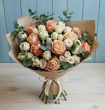 Букет цветов из:  Альстромерии и Розы #REPLACE_PRED# Обидимо